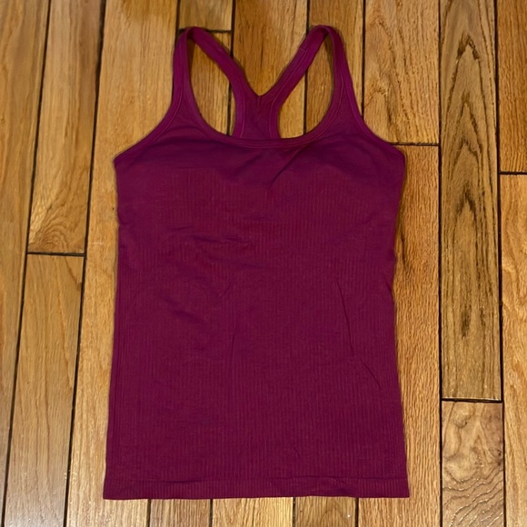 Lululemon Maroon tank top racerback size 8 - Picture 1 of 4